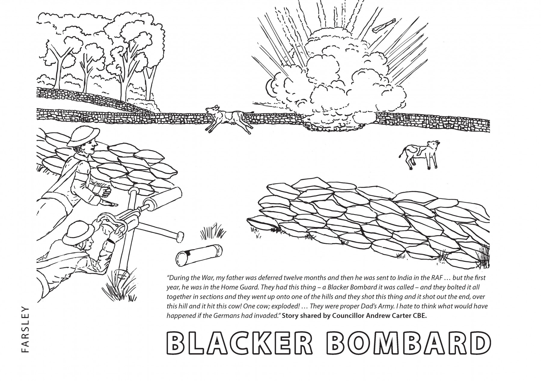 Farsley a colouring book 365LeedsStories